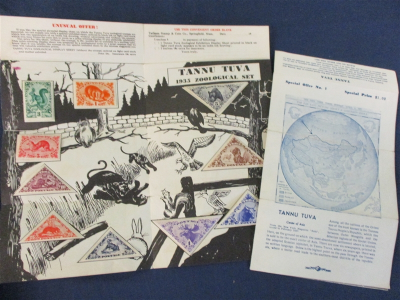 Tanna Tuva Large Accumulation 1934-6 Pictorial Issues (Est $200-250)