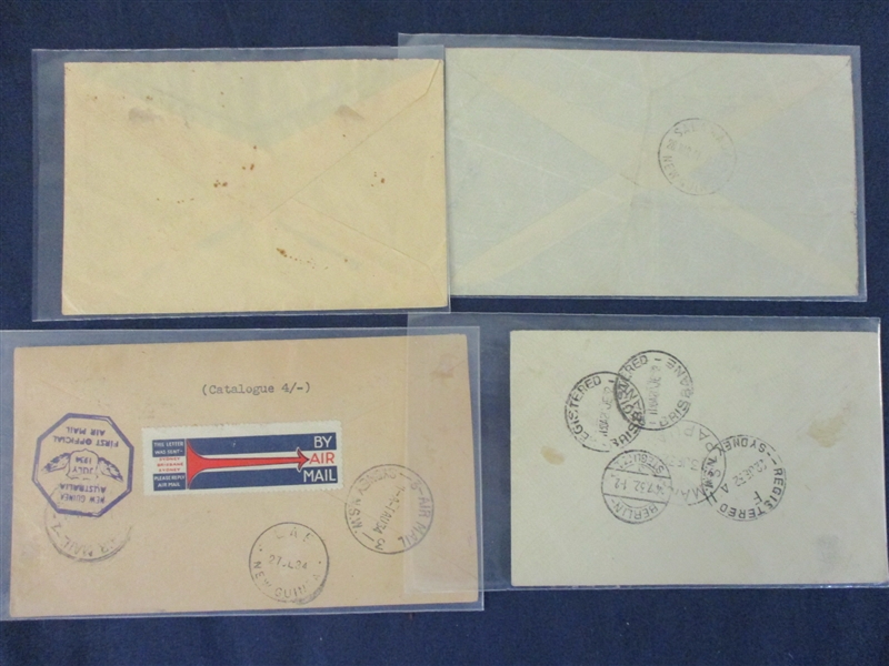 Papua New Guinea Covers and O.S. Perf-Ins (Est $120-160)