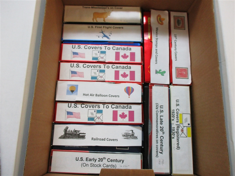 Worldwide Cover Boxlot 3 - Mostly USA (Est $200-400)