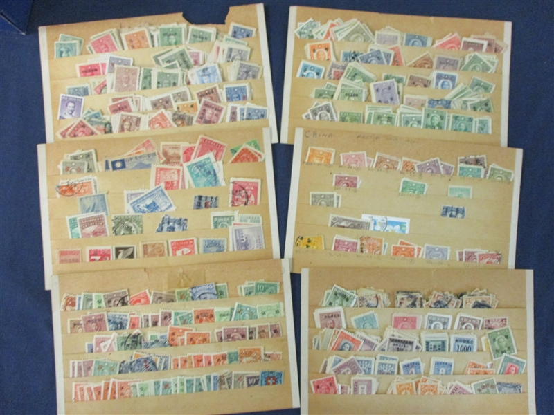 Vintage Approval Cards - 1000s of Stamps (Est $200-300)