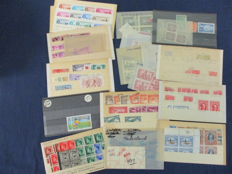 Vintage Approval Cards - 1000s of Stamps (Est $200-300)