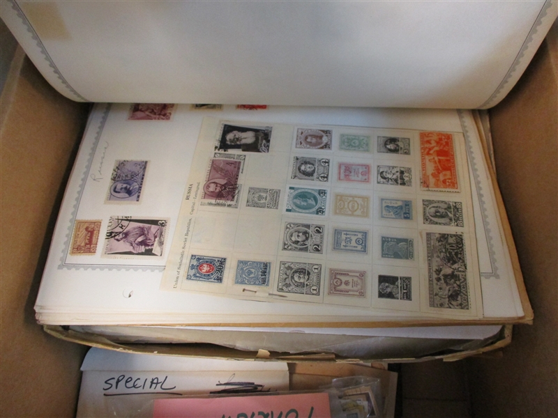 Amazing Vintage Accumulation of Foreign Mint and Used (Est $500-800)
