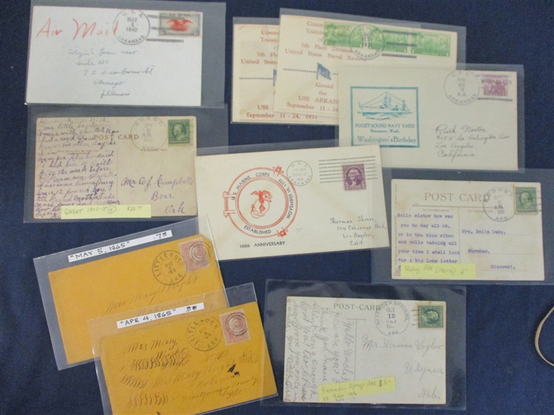 USA Postal History Mostly from the Heartland (Est $150-200)