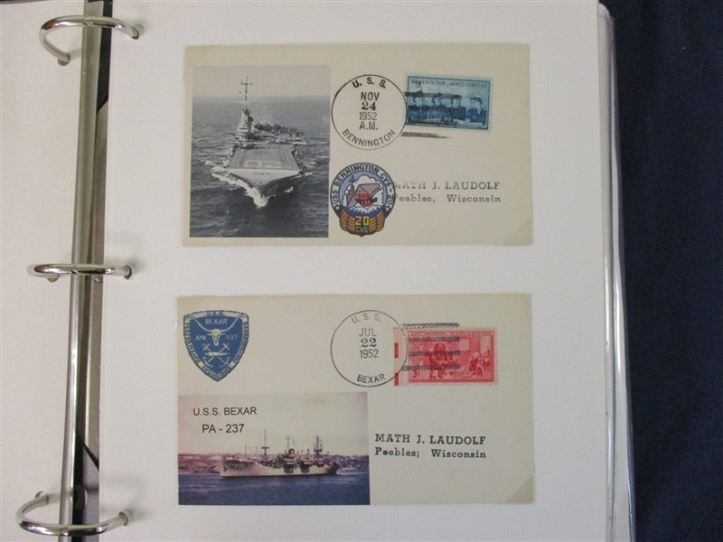 US Navy Ship/Submarine Cover Collection (Est $90-120)