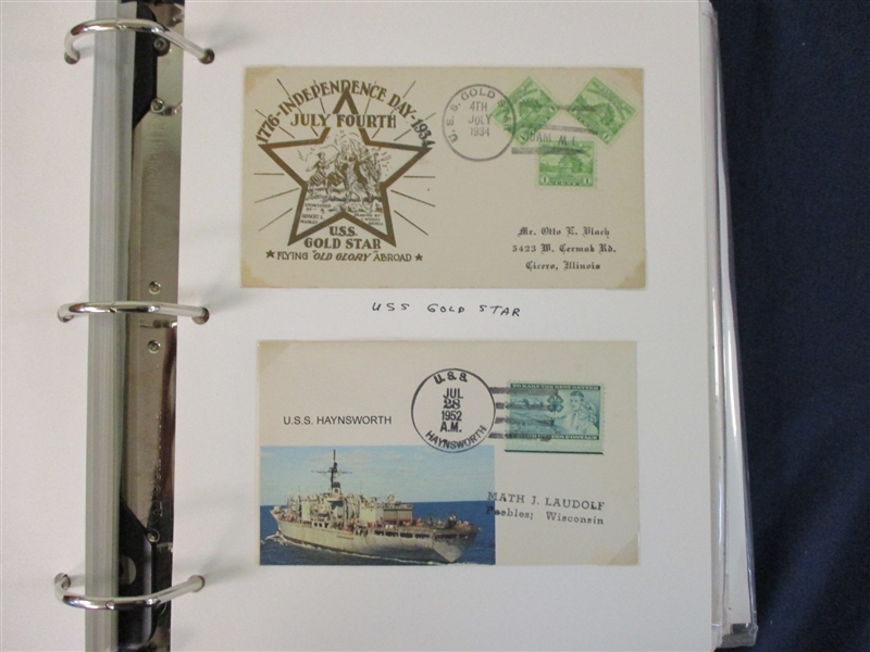 US Navy Ship/Submarine Cover Collection (Est $90-120)