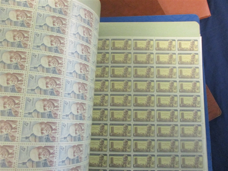 USA Mint Sheets 3¢ through 13¢ Era (Face $580)