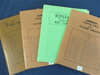 Mint Sheets 1930-1940s (Est $200-250)