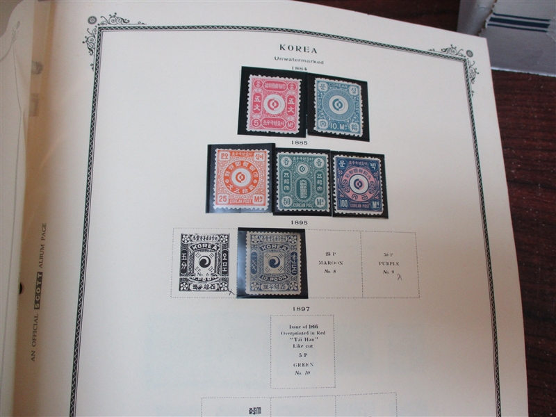 Korea Collection on Scott Pages to 2000's (Est $350-450)