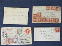 Great Britain Cover Group 19th Century to 1940 (Est $100-150)