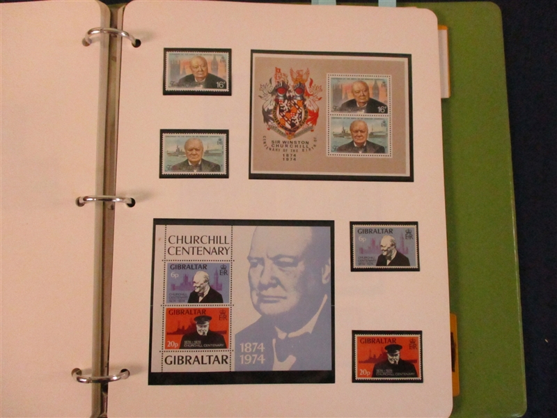 1937 Coronation and Churchill Omnibus Collections (Est $100-150)