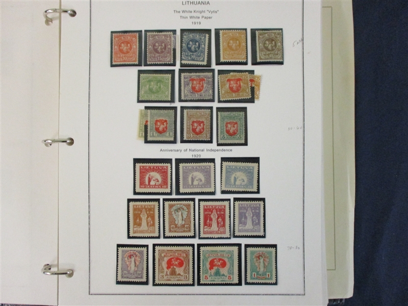 Lithuania Collection to 1940 (Est $400-500)