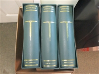 Supply Lot 5 - 9 Large Scott Albums with Slipcases - Like New! OFFICE PICKUP ONLY!
