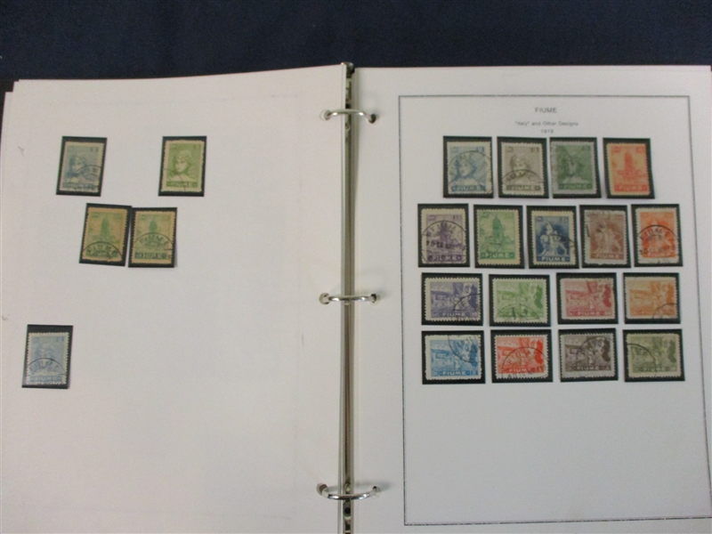 Fiume Advanced Unused/Used Collection, 1918-1924  (Est $1000-1500)