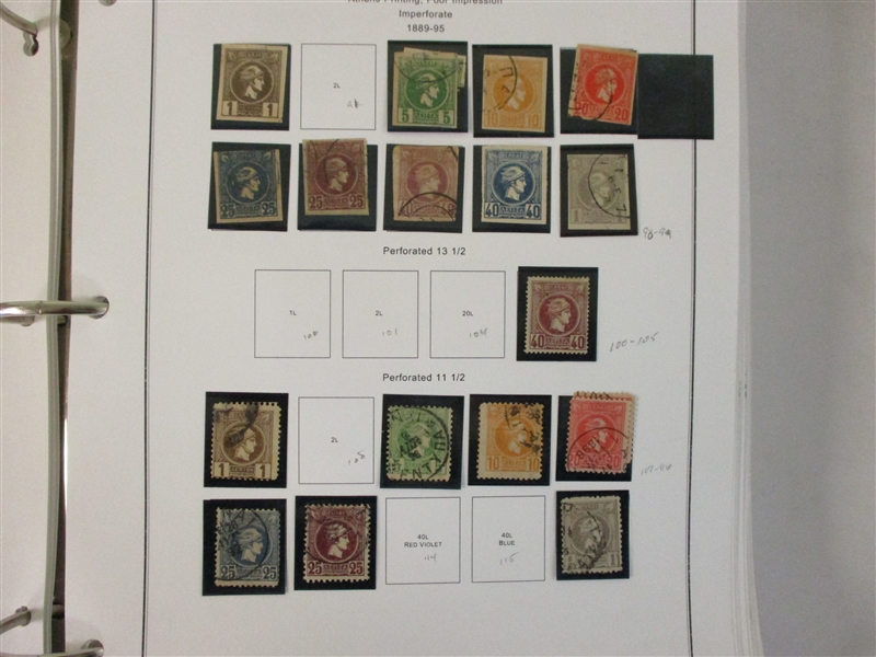 Greece Mint/Used Collection to 1970 with Occupation (Est $1200-1500)