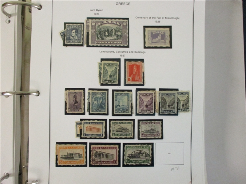 Greece Mint/Used Collection to 1970 with Occupation (Est $1200-1500)