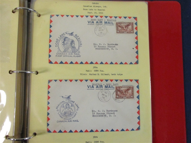 Canada Airmail Stamp and Cover Collection (Est $200-250)  