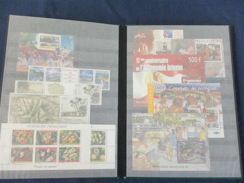 French Colonies MNH Modern Group in Stockbook (SCV $3100+)
