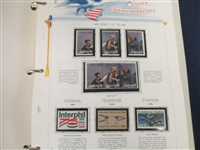 USA Commemorative Collection on White Ace Pages, 1976-1986 (Face $145)