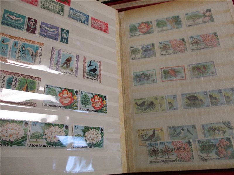 Stockbooks and Binders with 1000's of British Commonwealth (Est $150-250)