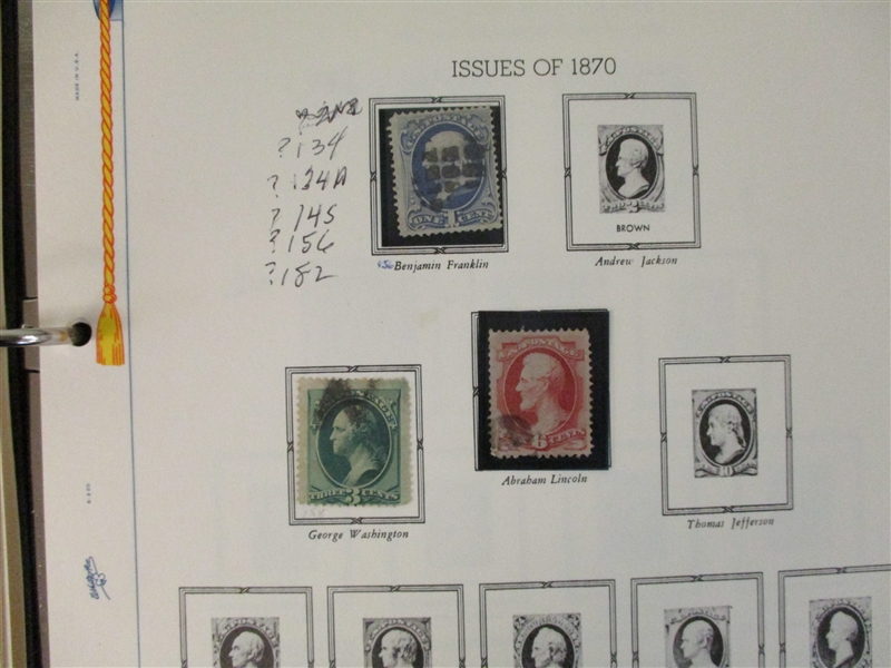 USA Definitive Collection on White Ace Pages to 1931 (Est $250-300)