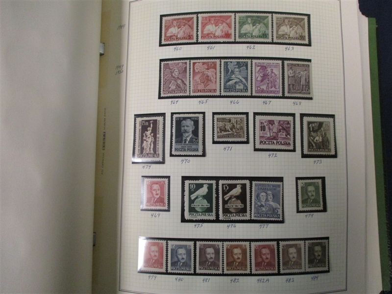Poland Mint Collection, 1918-1985, in Scott Specialty Album (Est $300-400)