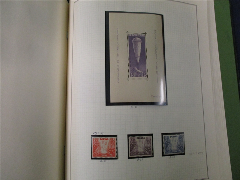 Poland Mint Collection, 1918-1985, in Scott Specialty Album (Est $300-400)