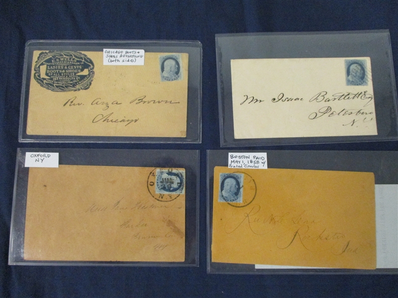 USA 19th Century Cover Group (Est $100-150)