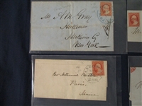 USA 19th Century Covers with Scott 10A (Est $150-200)