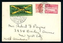 Brazil 1930 Zeppelin Cover, Flight LZ-127, Brazil to Lakehurst (Est $60-90)
