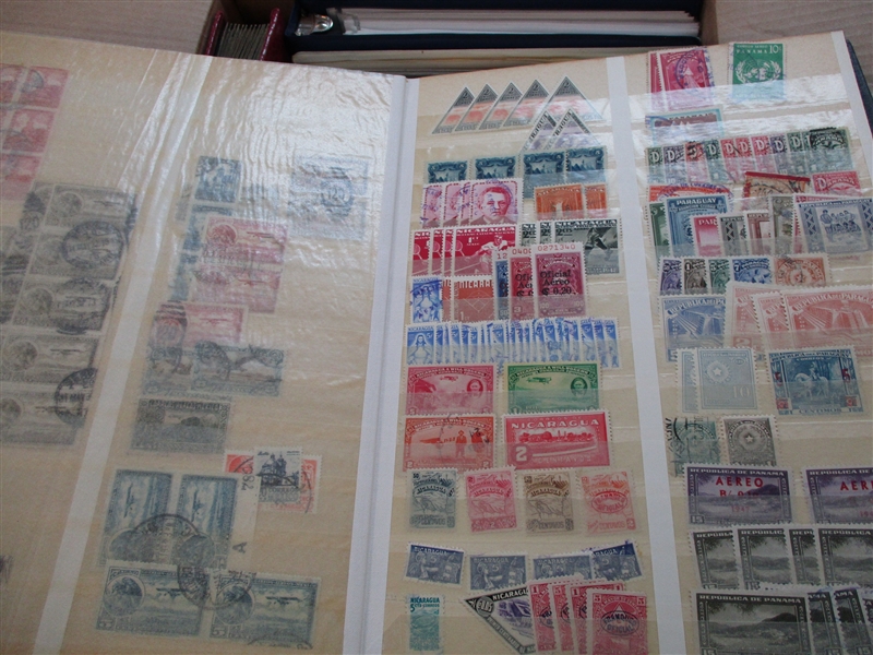 Moving Box #4 with Mostly Foreign Stamps (Est $200-300)