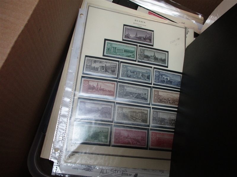 Large Box #5 Collections, Dealer Cards, Glassines (Est $200-300)