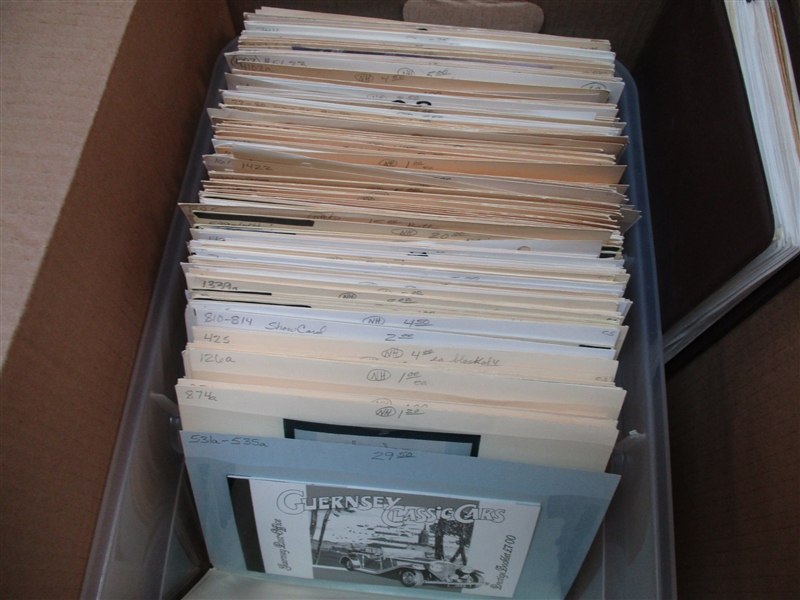 Large Box #6 Dealer Cards and Pages, More  (Est $200-300)
