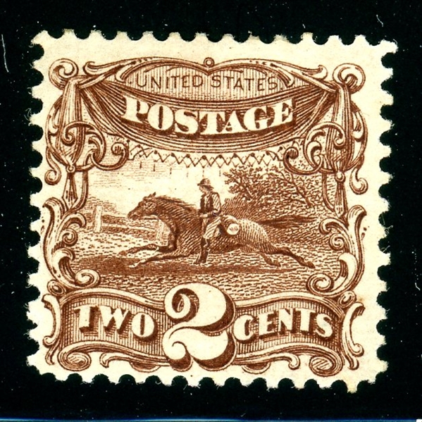 USA Scott 113 MH Fine, 2¢ 1869 Pictorial, 2022 PSE Cert (SCV $500)