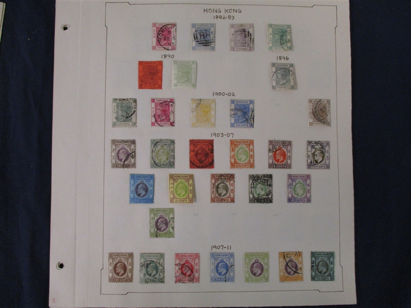 British Colonies Old-Tyme Collection (Est $600-700)