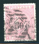 Great Britain Scott 90 Used Plate 4, Tiny Fault (SCV $5000)