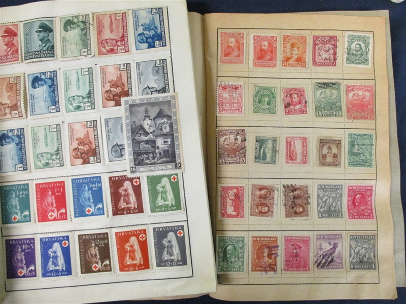 Old-Tyme Approval Books, 1000's of Stamps (Est $300-400)