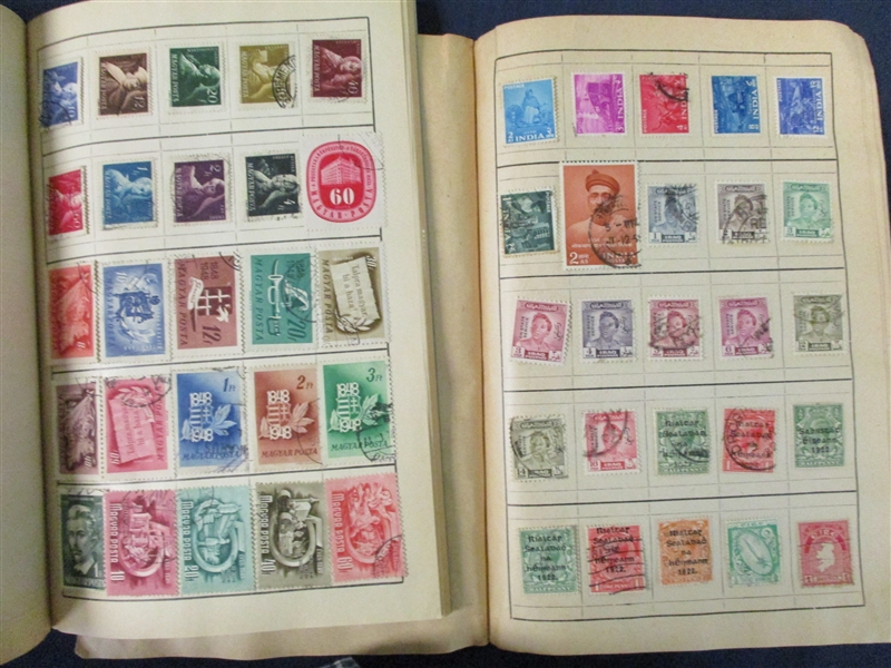 Old-Tyme Approval Books, 1000's of Stamps (Est $300-400)
