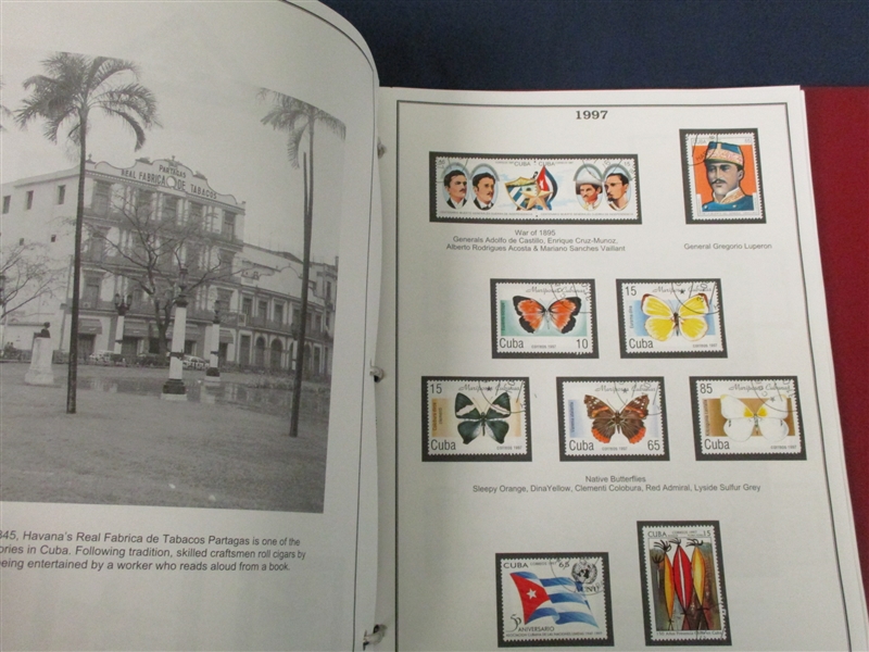 Cuba Collection in Kenmore Specialty Album (Est $90-120)