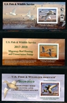 USA Scott RW83A, RW84A, RW85A MNH Self Adhesive Duck Panes (Est $120-150)