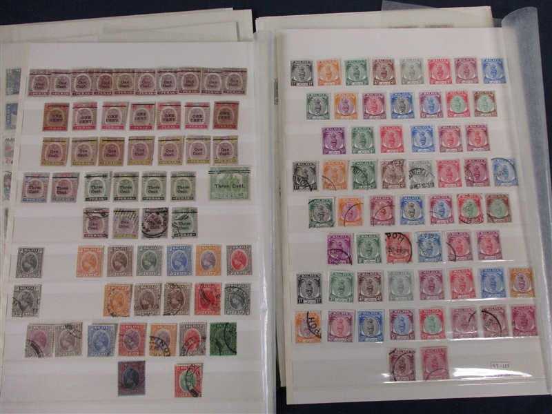 Malayan States Accumulation Mint/Used (Est $900-1000)
