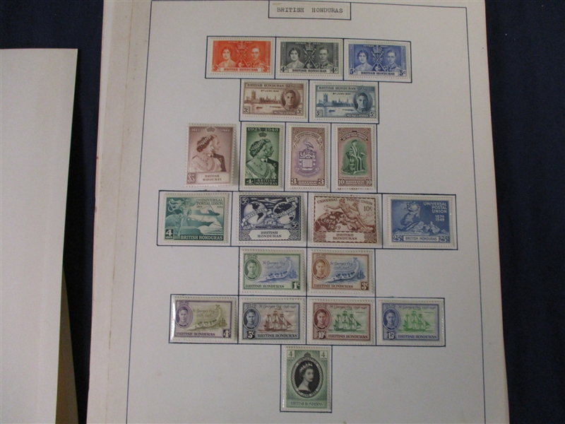 British Honduras Mint Collection to 1970 with Belize (Est $175-250)