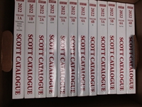 2022 Scott Catalogs - 12-Volume Set, Used But in Like-New Condition (Est $350-450)