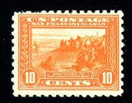 USA Scott 404 MH, Fine, Faults, 10¢ Pan-Pacific Perf 10 (SCV $675)