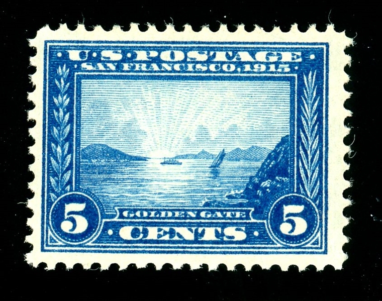 USA Scott 399 MNH, F-VF, 5¢ Pan-Pacific Perf 12 (SCV $160)