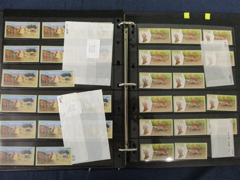 Israel Frama and Vending Machine Label Collection (Est $500-600)