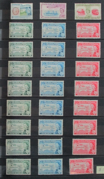 British Colonies Mint Accumulation in Stockbook (Est $150-250)
