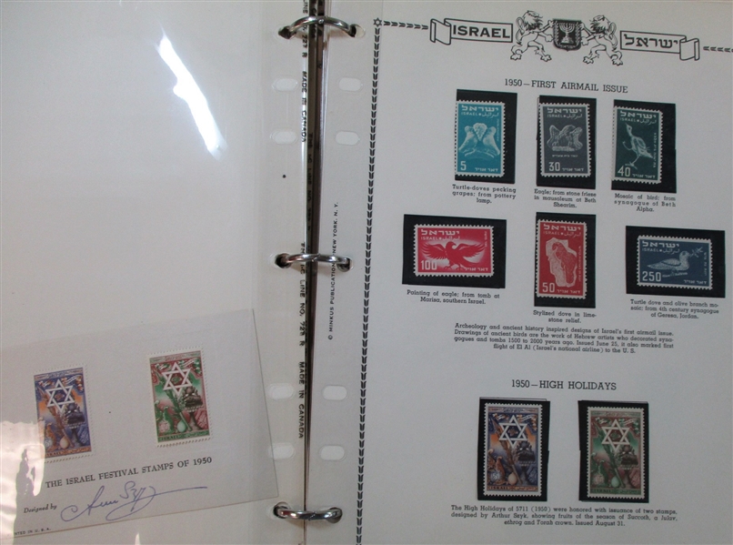 Israel Collection on Pages (Est $60-100)