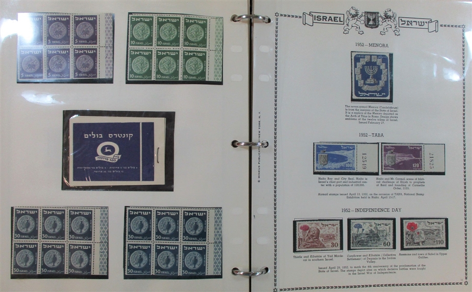 Israel Collection on Pages (Est $60-100)
