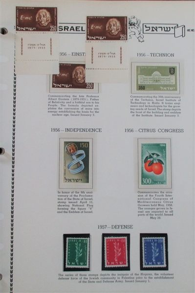 Israel Collection on Pages (Est $60-100)