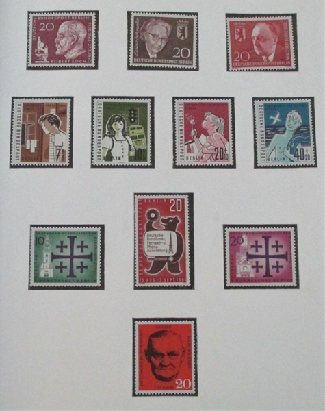 Germany Berlin Collection in Lindner Hingeless Springback Album (Est $160-200)